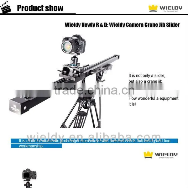 Wieldy Video Camera Jib Crane Slider