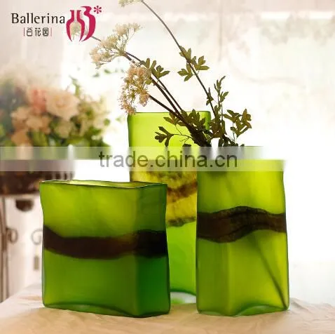 Green Handmade Glass Table Decorations photo-2