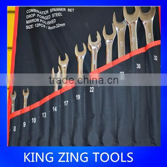 14pcs Combination Wrench Set(metric Size & Inch Size)