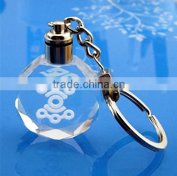 Baby Gifts Laser Cut 3D Crystal Keychains photo-2