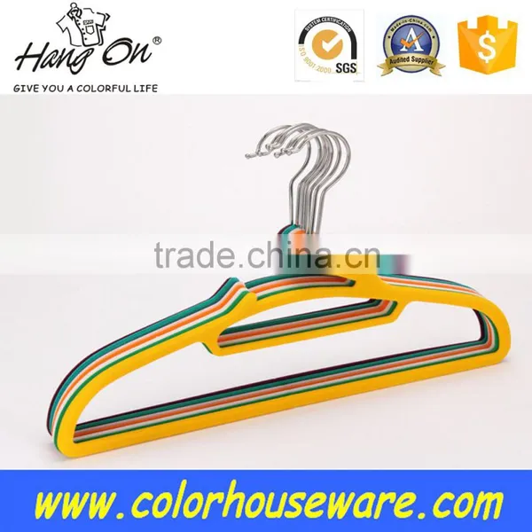 Lovely Shape Velvet Hanger for Clothes photo-3