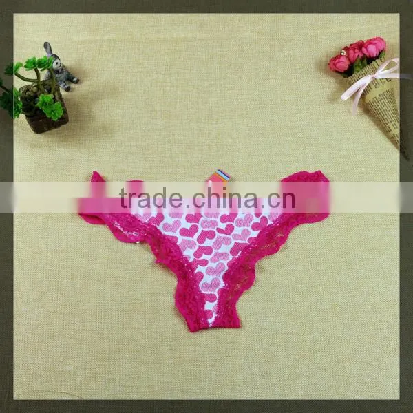 Transparent Ladies Underwear Butterfly Accent Lace Japanese Girl Sexy Panty photo-2
