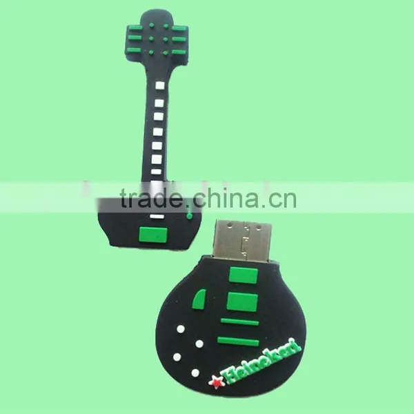 PVC/silicone Violin-shaped U Disk