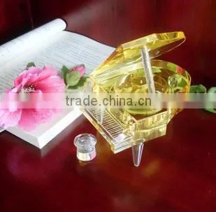 Crystal Piano Music Box,Piano Crafts Gifts,Best Christmas Gifts photo-3