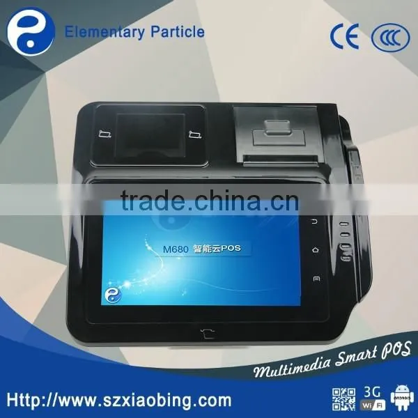 M680 Android Tablet Pos Machine for Supermarket With Barcode Scanner Thermal Printer IC Card MSR Reader Fingerprint Sensor photo-5