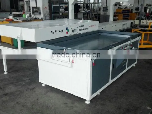 PVC Veneer Cover Press on Door Surface Vacuum Membrane Press Machine photo-4