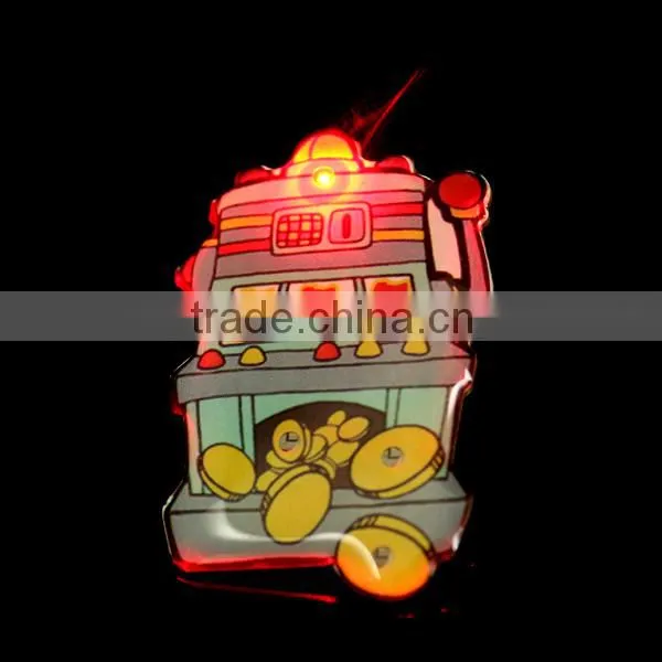 New Products Plastic Customized Colorful Glow Badge photo-5