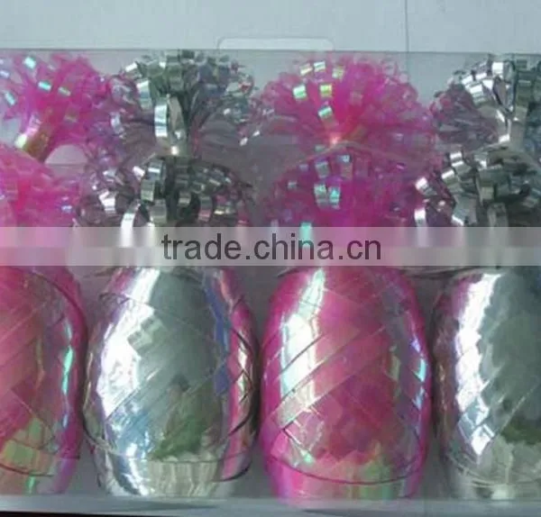 HOT SALE 12PCS Gold/Red Metallic Poly Gift Ribbons Bows Pack, Curling Ribbon Bows photo-6