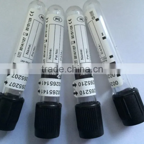 Vacuum Blood Collection Tube With 3.8% Sodium Citrate Additives photo-3