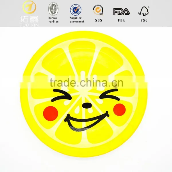 Dishes Paper pe Coated Cartoon Divided Plate With High Quality photo-4