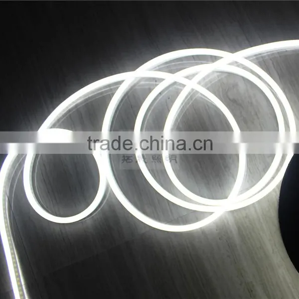Mini 8*16mm Double Coat 12v DC Led Flex Neon Rope Cool White 6w/m photo-5