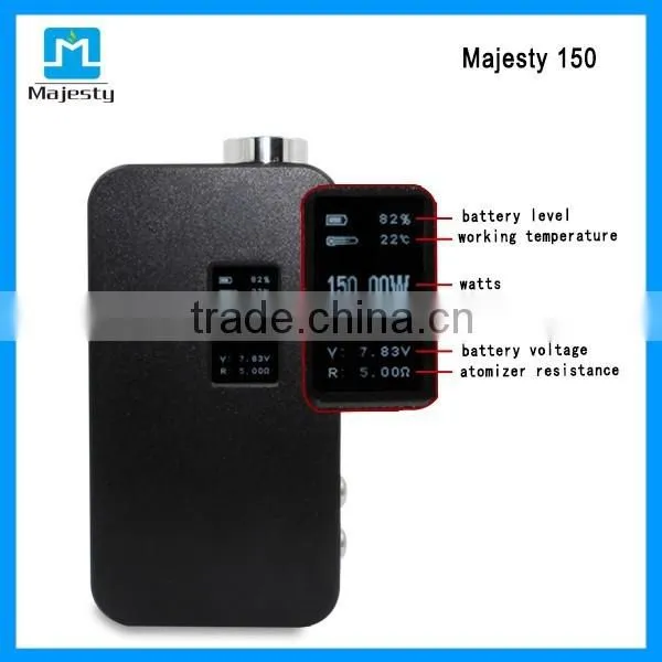 150w Electronic Cigarette Ego Thread Majesty 150 Box Mod Mechamic Mod Majesty 150 photo-2