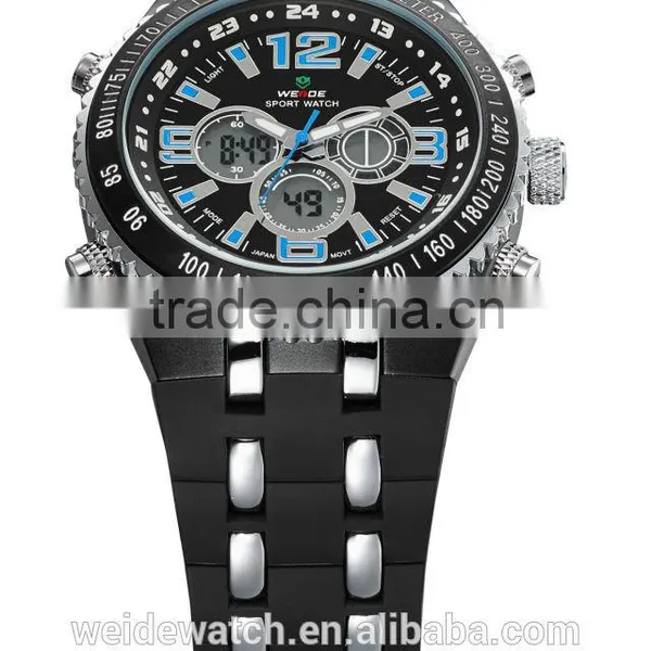 WEIDE 2015 Cheap Rubber Watch WH1107-6 Watch Personalized Lcd Hands Watch photo-5