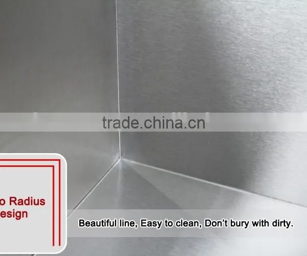 CUPC Approved Handmade Kitchen Sink Double Bowl Inox Sink Stainless Steel Sink Used Commercial -- 71544 photo-3