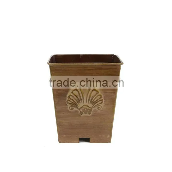 Rectangular Metal Flower Vase