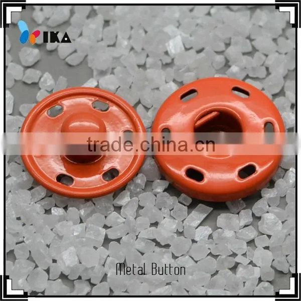6-holes Metal Press Button Claw Snaps on Kids Garment