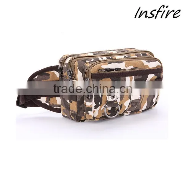 2016 Outdoor Waist Bag Fashionable Classical Canvas Waist Leg Bag photo-3