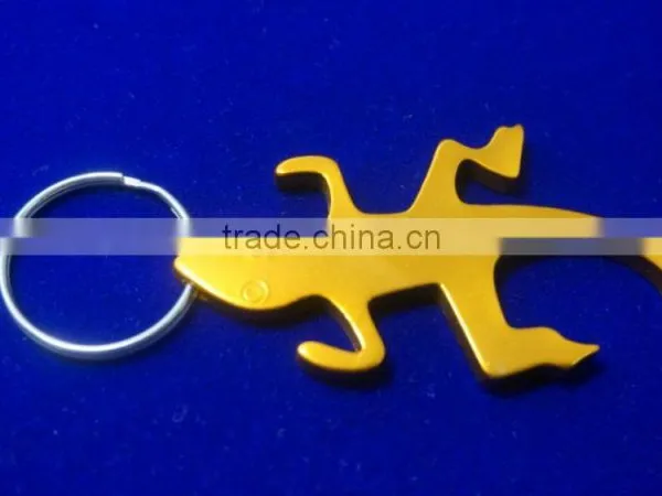 Gecko Customized Animal Zinc Alloy Reptile Special Design Keychain photo-2