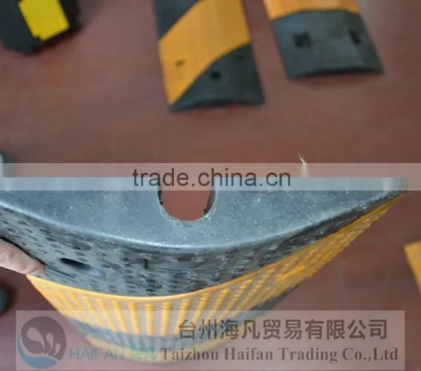 1000*300*50mm Heavy Strength Rubber Speed Hump Used on Road /rubber Speed Humps for Crossroads/road Car Speed Hump for Crossing photo-5