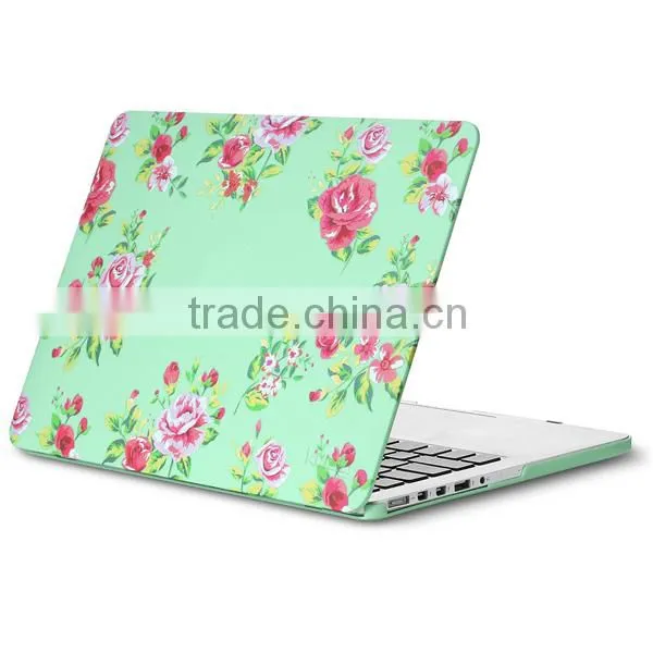 C&T Orange + Green Rainbow Rubberized Hard Case Cover for Macbook Pro 15.4" Quality Choice photo-5