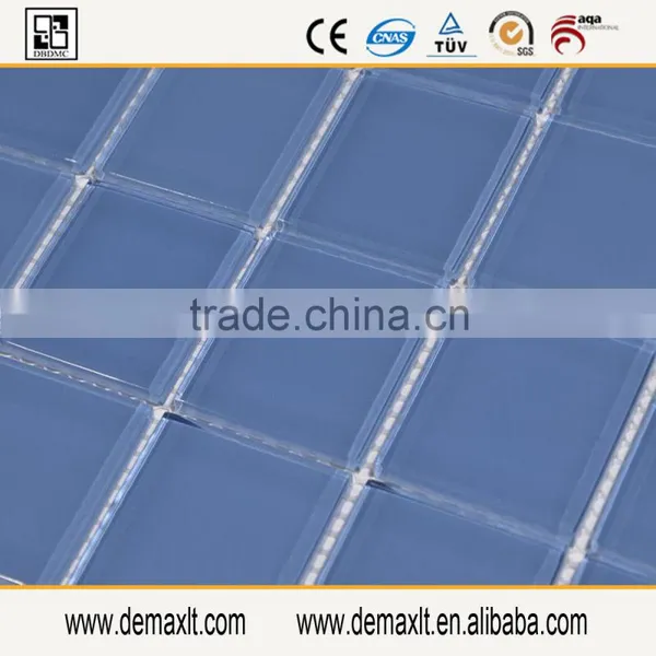 Fancy Crystal Back Color is Skyblue Glass Mosaic Tile From China Demax photo-4