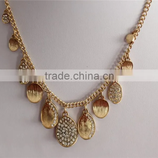 Wholesale Gold Plated Metal Charms Necklace Fashion Jewerly N669 photo-3