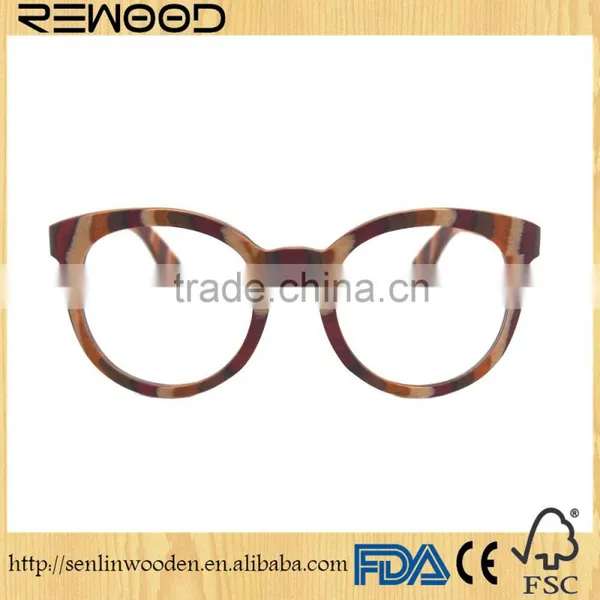 Wood Sunglasses Made From Ebony Frame With Clear Lens RX Frame photo-3