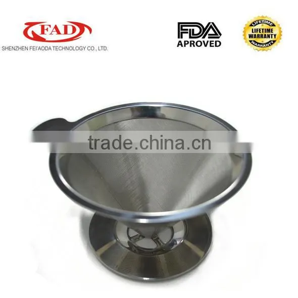3% Discount 304 Stainless Steel Pour Over Coffer Dripper photo-2