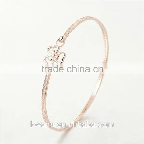 18k Gold Bangle Saudi Arabia Jewelry PB001A photo-2