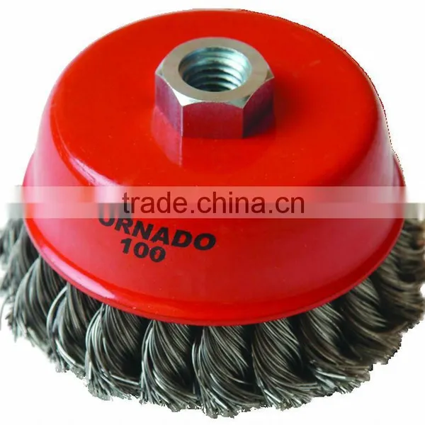 Wire Brush Twist Knot Cup Brush Power Brush