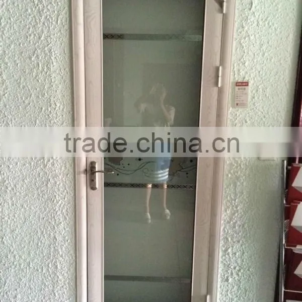 Modern Aluminum Door for Bathroom Frosted Glass Interior Doors photo-6
