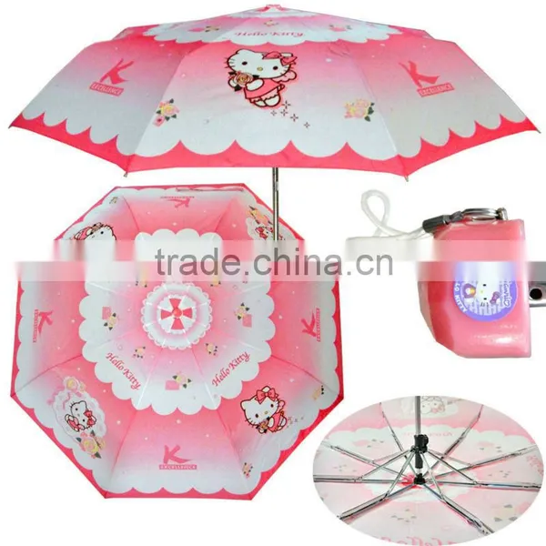 Hello Kitty Umbrella,foldable Umbrella,promotional Umbrella