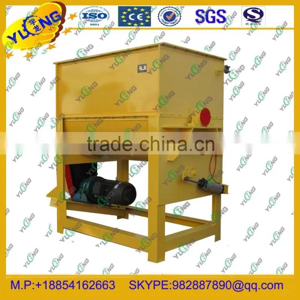 Poultry Feed Mixing Machine Single Shaft Twin Screw Blender 18.5kw Horizontal Feed Mixer photo-4