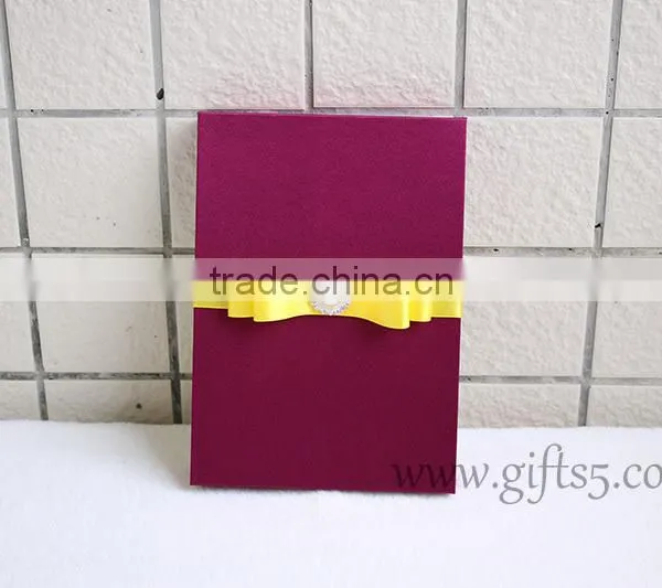 Decorative Wedding Invitation Card Box With Bowknot photo-2