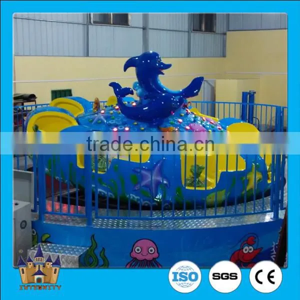 Outdoor Fun Rides Cheap Carnival Game Ride Sea Disc Turntable Ride for Sale photo-2