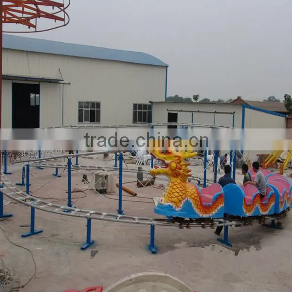 China Factory Fun Park Rides Cheap Roller Coaster Slide Dragon for Sale Amusement Games photo-6