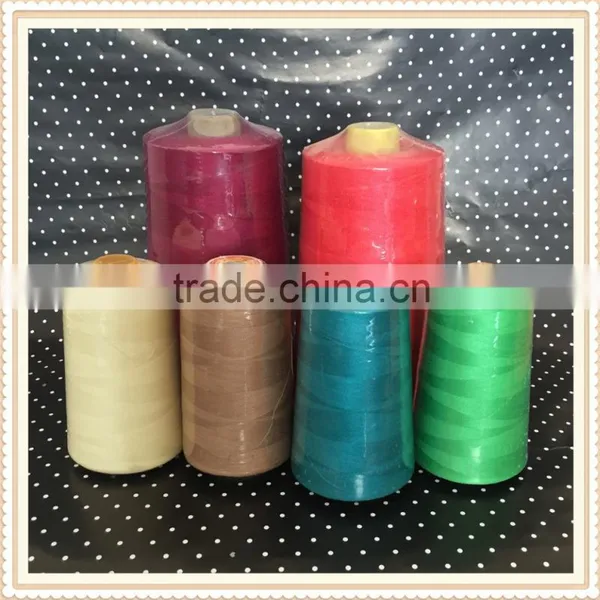 Bangladesh Marketing 100% Dyed Colored Polyester Sewing Thread Supplier China photo-4
