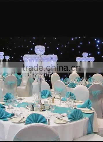 Crystal Candelabra Wholesale Tall Silver Candelabra for Wedding Centerpieces photo-2