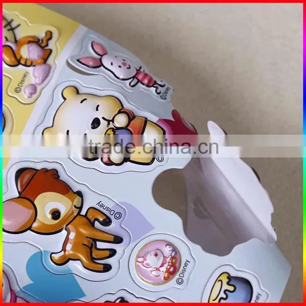 Cartoon Design Blister Bubble Sticker photo-3