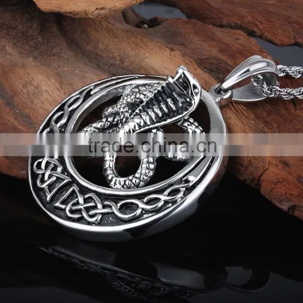 Unique Designs Fashion Snake Animal Amulet Pendant photo-3