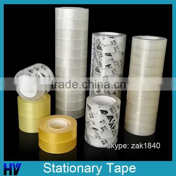 12mm Width Transparent High Quality Bopp Office Stationary Tape photo-4