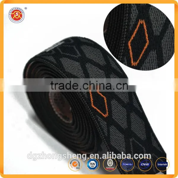Custom Logo Printing Polyester Woven Elastic Bands Webbing For Underwear photo-4