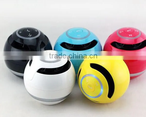 Christmas Gift Bluetooth Speaker Box Aj69 Round Ball Mini Portable Speaker Multi-Functional Wireless LED Bluetooth
