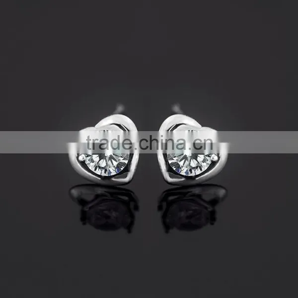 2015 Fashion Earring , Hot Colorful Heart Earring Stud Earring photo-3