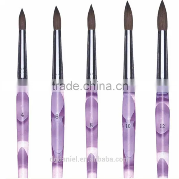 3pcs Gel Acrylic Nail Art Brushes Builder Brush Pen Design photo-4