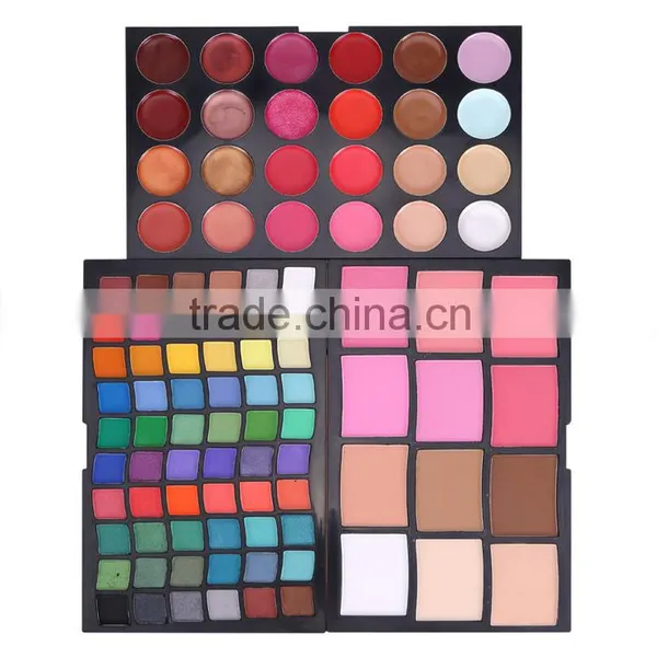 Chinese Factories Wholesale Custom Black 96 Slots Cosmetic Box, Fashion Beautiful Eye Shadow Box photo-2