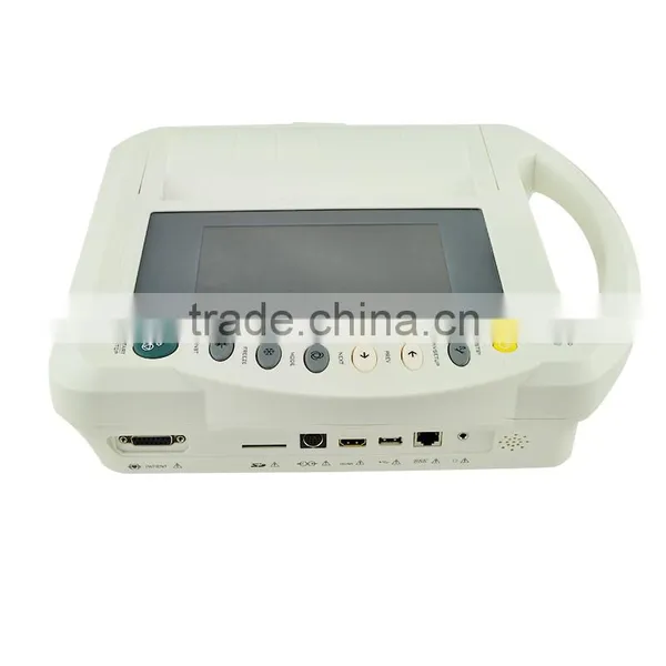 7 Inch Backlight Display 12 Lead 12 Channel Electrocardiograph ECG Machine EKG 1212C photo-5