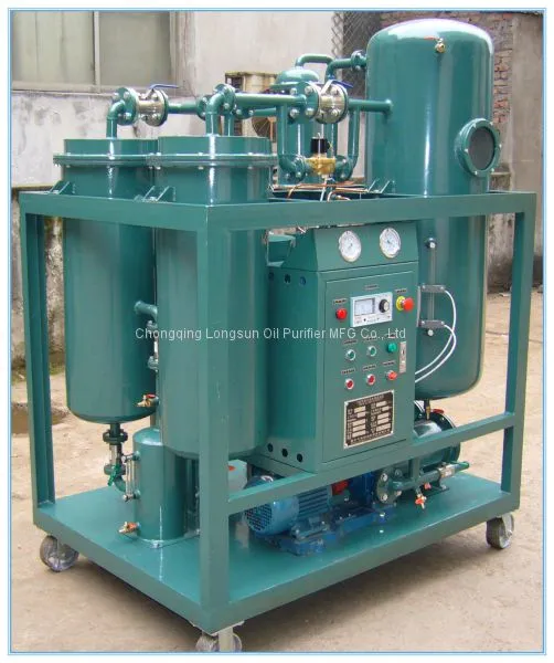 Máquina de filtro de aceite de turbina, 3000 L/H, Unidad de acondicionamiento de aceite de turbina usado