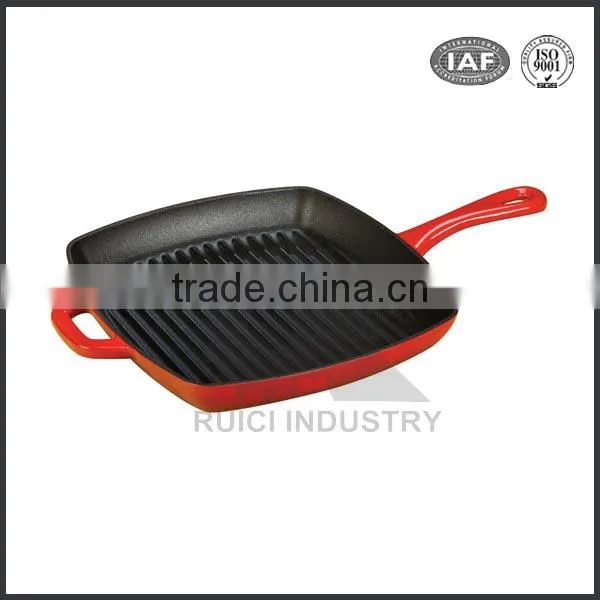 High Quality Red Enamel Cast Iron Pot photo-2