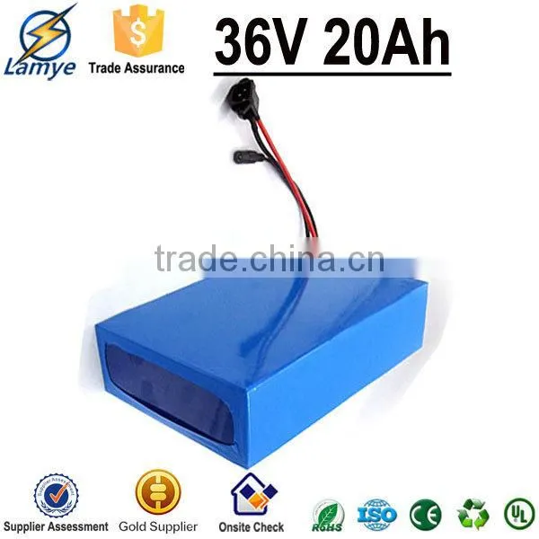 Oem PVC Case 10s 30a BMS 36v Lithium Ion Battery Pack for Ebike Built in 2000mah 18650 Cell photo-6
